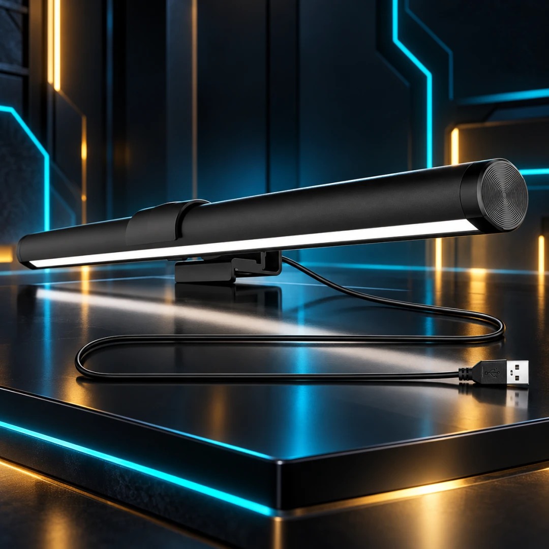 Barra de Luz LED RGB para Monitor com Controle de Toque