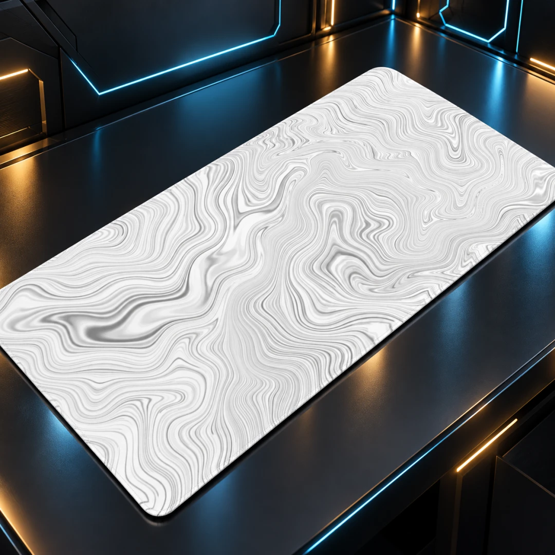 Mousepad Gamer Grande CIFBUY Strata Preto e Branco