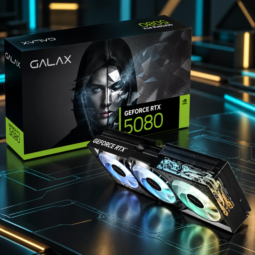 Placa de Vídeo Galax GeForce RTX 5080 16GB GDDR7
