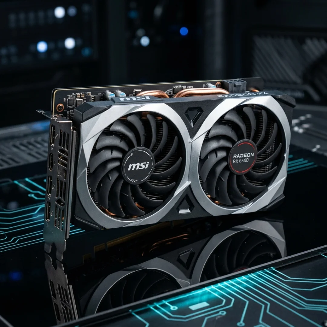Placa de Vídeo MSI Radeon RX 6600 Gaming 8GB GDDR6