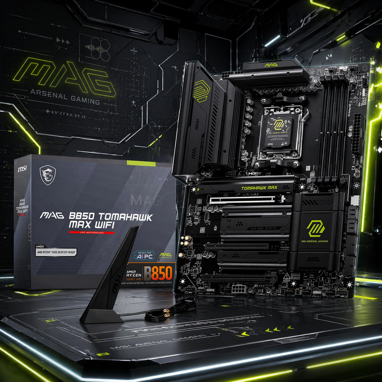 Placa-Mãe ASUS TUF Gaming B850M-Plus WiFi DDR5 AMD AM5