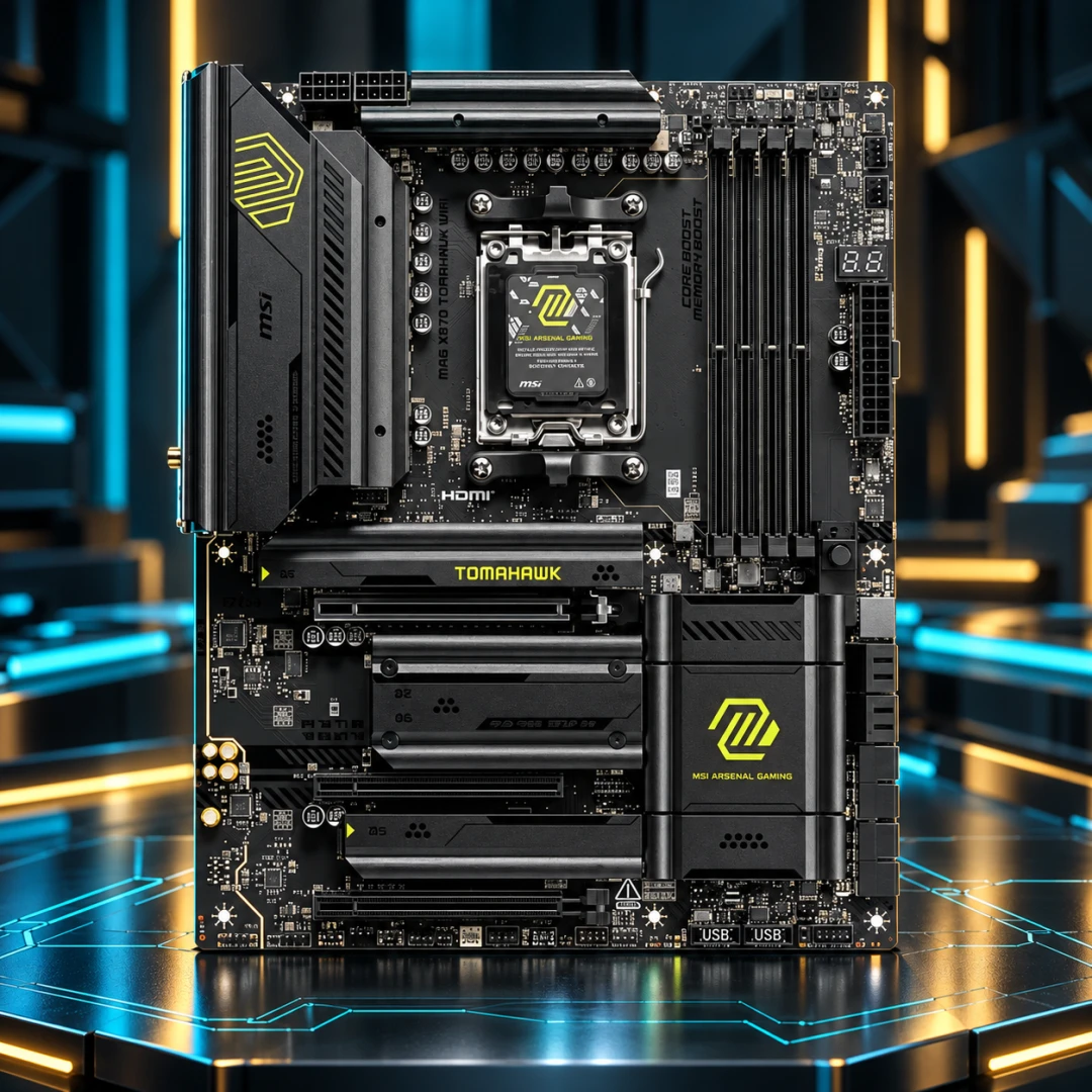 Placa-Mãe MSI MAG X870 Tomahawk WiFi AM5 DDR5 ATX