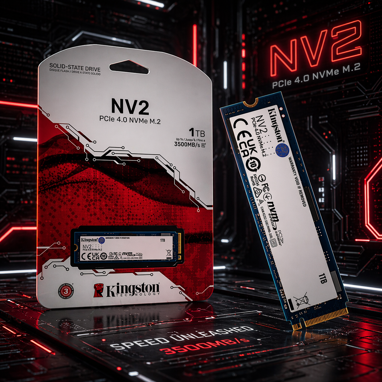 SSD Kingston NV3 1TB NVMe M.2 PCIe 4.0 6000MB/s