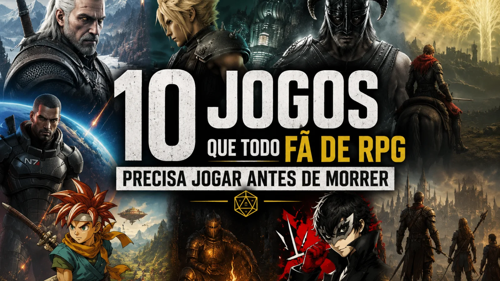 10 jogos que todo fã de RPG precisa jogar antes de morrer