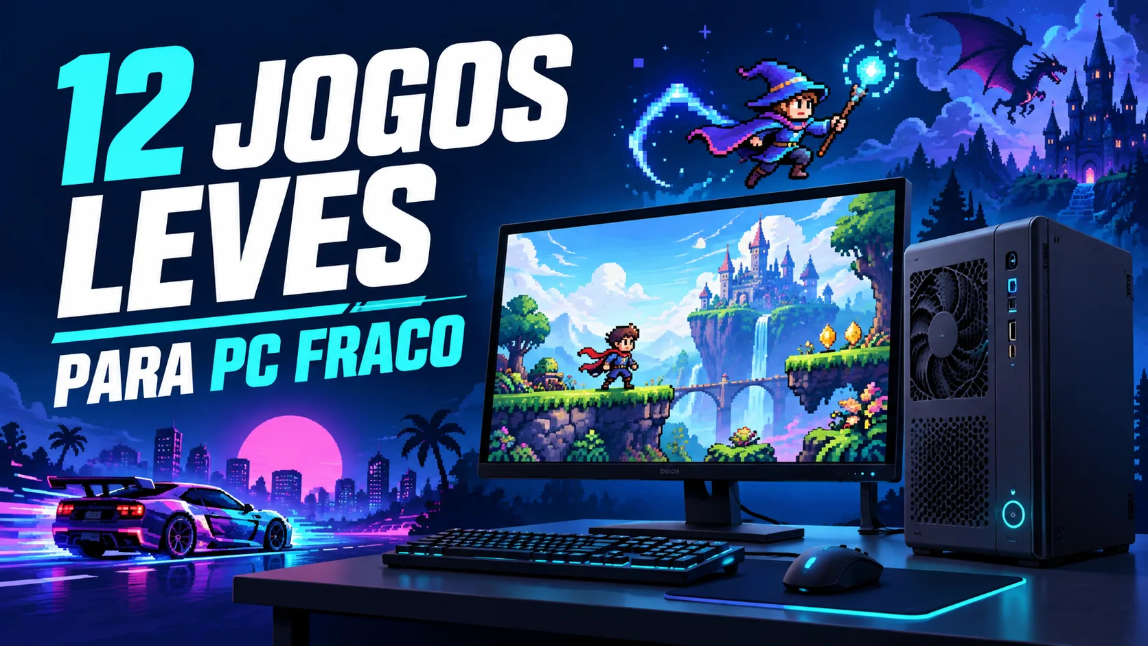 12 jogos para PC fraco ou modesto: opções e requisitos
