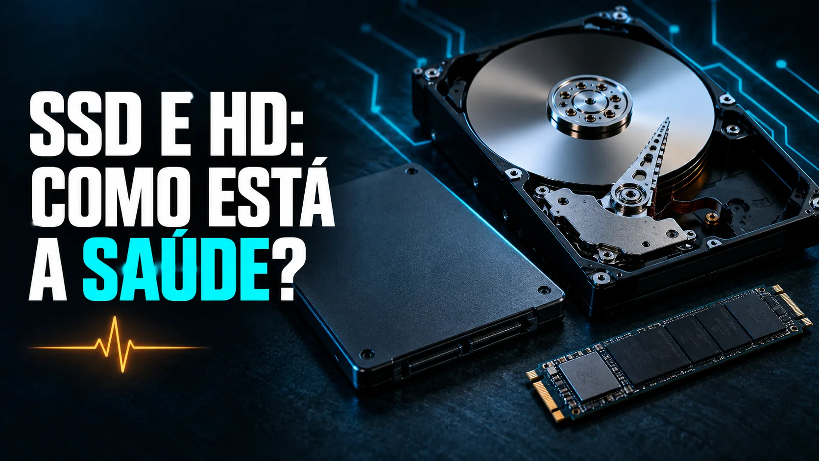 Como verificar a saúde do SSD e do HD antes de perder seus arquivos