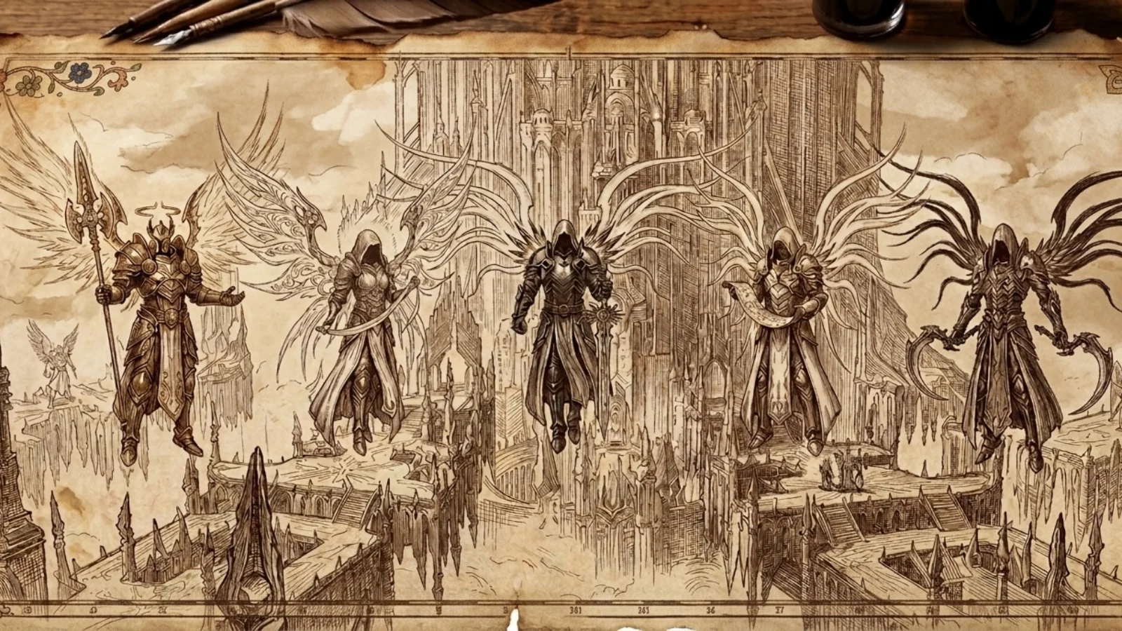 Os Arcanjos do Céu: a verdade por trás da luz em Diablo